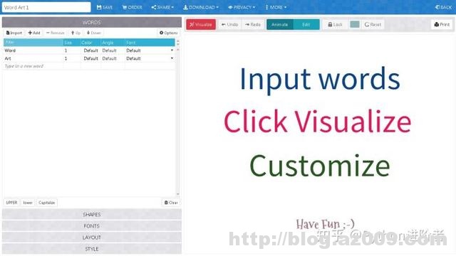 如何利用Python词云和wordart可视化工具对朋友圈数据进行可视化