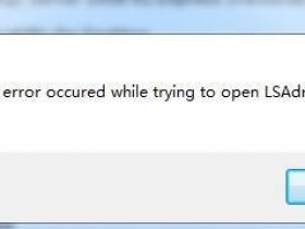 arcgis安装出现An error occurred while trying to open LSAdmin.exe错误
