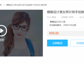 最新PS+SAI软件美女人物照片转手绘详细使用视频教程