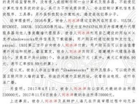 90年农村小伙售卖SS翻墙服务被判刑且重罚